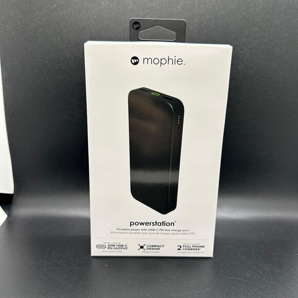 Mophie Powerstation 10,000mAh, with 20W USB-C PD fast charger port, and 2x USB-A - Picture 1 of 2